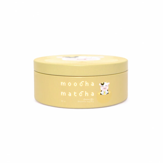 Moocha Flower Shizuoka Hojicha-Light brown tin