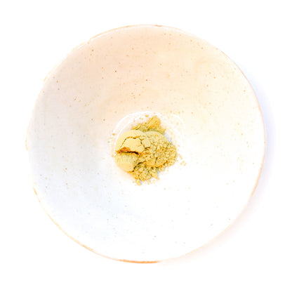 Moocha Flower Shizuoka Hojicha powder-white bowl